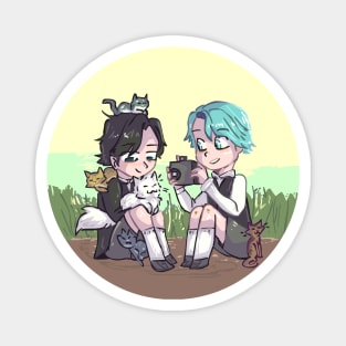 Jumin and V Childhood Magnet